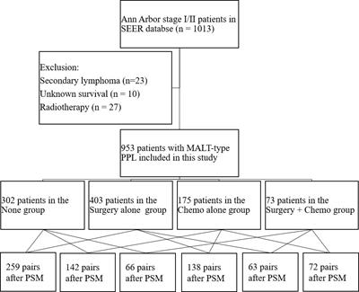 Surgery and chemotherapy cannot improve the survival of patients with early-stage mucosa-associated lymphoid tissue derived primary pulmonary lymphoma